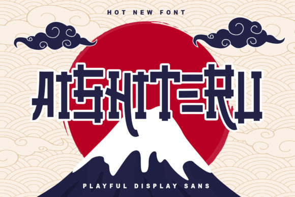 Aisiteru: A Japanese-Inspired Display Font for Thoughtful Editorial Design
