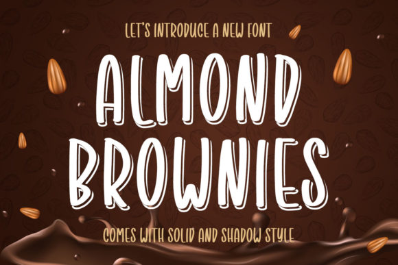 Almond Brownies Font: Sweet, Professional Branding for Small Businesses