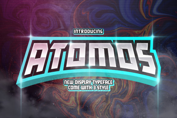 Atomos: A Bold Display Font for Editorial Impact