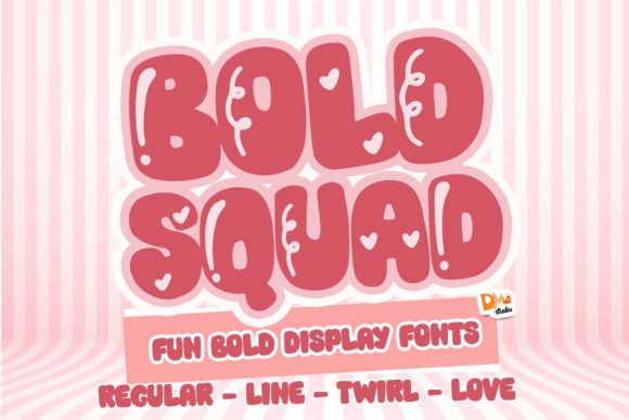 Bold Squad: A Playful, Punchy Display Typeface for Brand Design