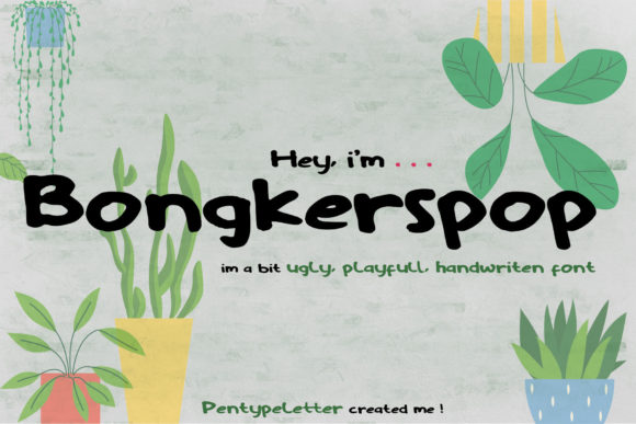 Bongkerspop: A Friendly Display Font for Real Branding Work