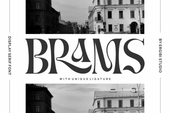 Brams Display Font for Small Business Branding