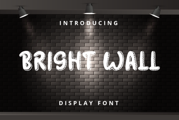 Bright Wall: A Display Font That Makes Campaigns Pop