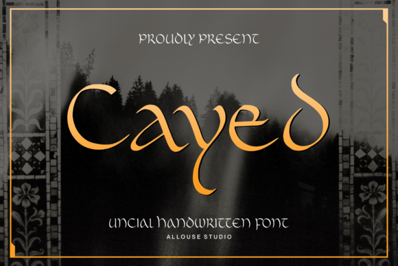 Cayed: A Retro Display Font That Stands Out in Fast-Scrolling Feeds