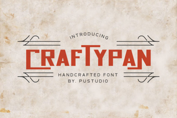 Craftypan: A Vintage Display Font That Makes Your Brand Feel Thoughtful