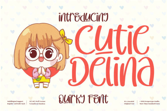 Cutie Delina: A Friendly Display Font That Makes Your Brand Feel Like Home
