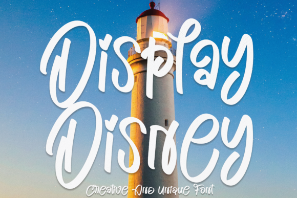 Display Disney: A Whimsical Script Font for Scroll-Stopping Brand Content