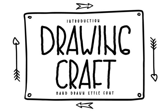 Drawing Craft: A Friendly Display Font for Editorial Charm