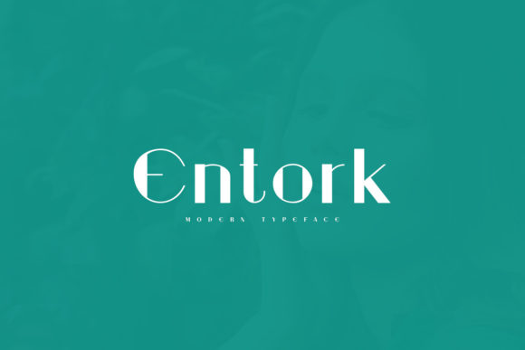 Entork: A Futuristic Display Font for Handmade Creators