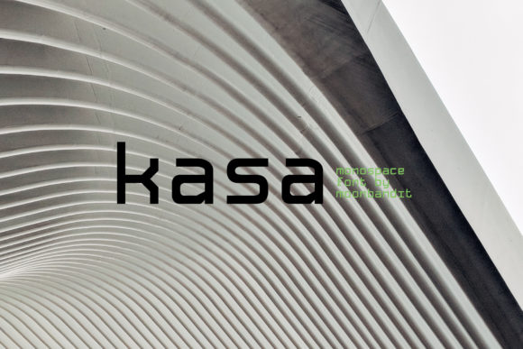 Kasa: A Futuristic Display Font for Digital Branding