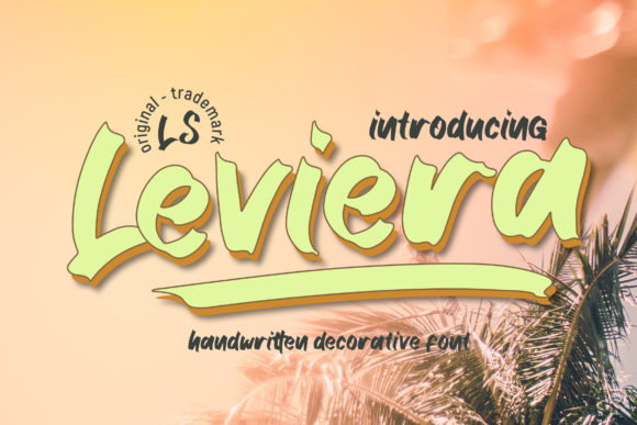 Leviera: A Bold, Nostalgic Display Font for Thoughtful Headlines