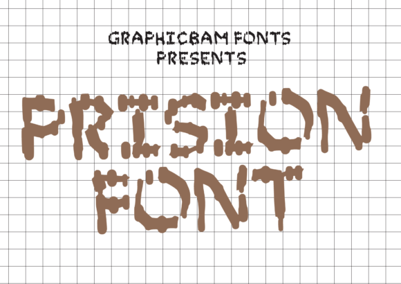 Prison: A Display Font with Spooky Coolness