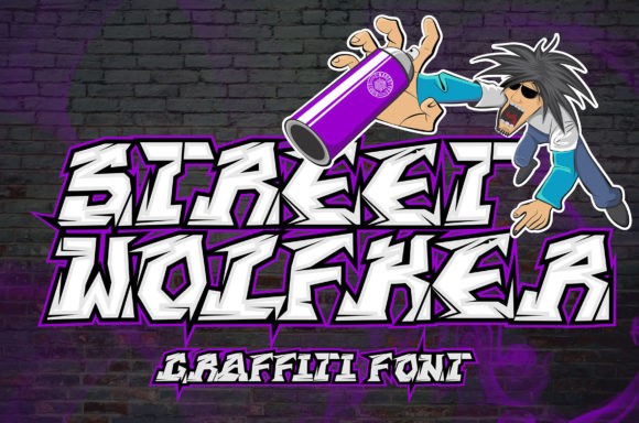 Street Wolfker: A Graffiti-Styled Display Font for Editorial Soul
