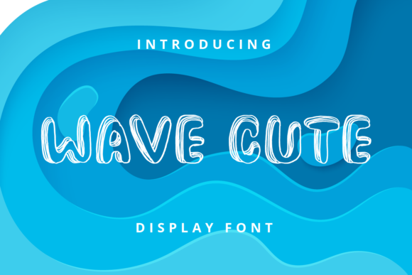 Wave Cute: A Playful Display Font for Handmade Charm
